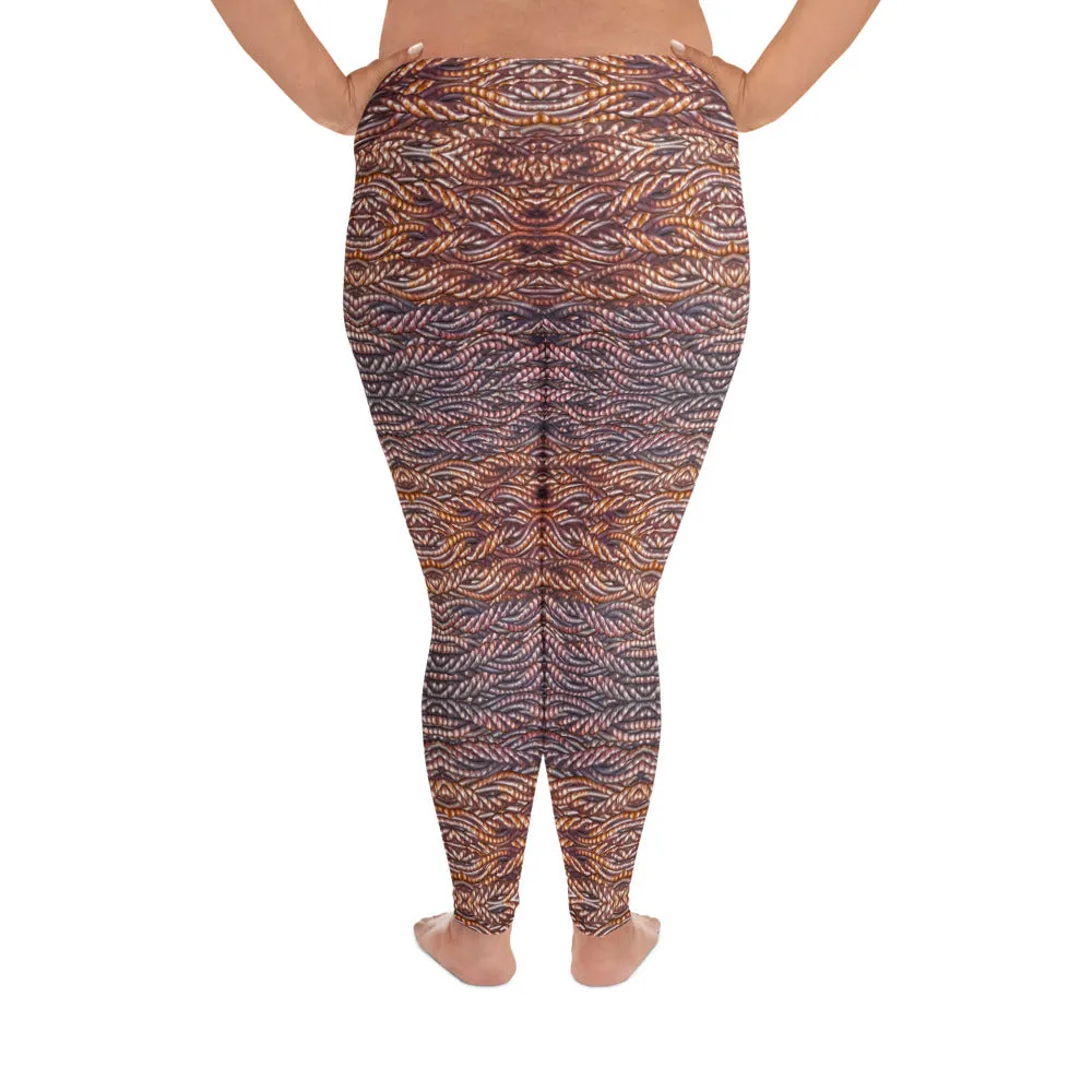 Leggings (Plus Size)(Grail Hearth Core Copper Fabric) RJSTHw2023 RJS  