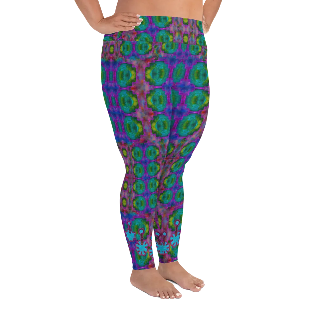 Leggings (Plus Size)(Grail Night Flower) RJSTH@Fabric#11 RJSTHs2020 RJS