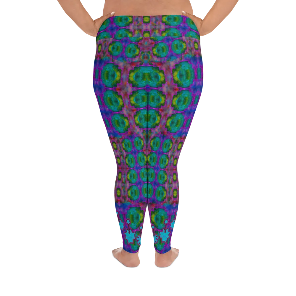 Leggings (Plus Size)(Grail Night Flower) RJSTH@Fabric#11 RJSTHs2020 RJS