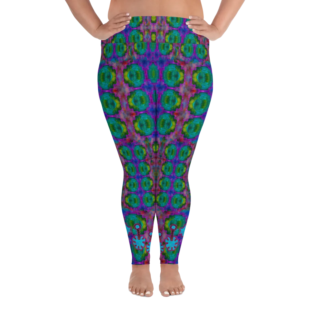 Leggings (Plus Size)(Grail Night Flower) RJSTH@Fabric#11 RJSTHs2020 RJS