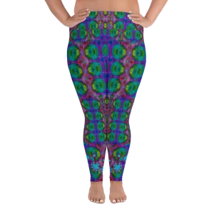 Leggings (Plus Size)(Grail Night Flower) RJSTH@Fabric#11 RJSTHs2020 RJS