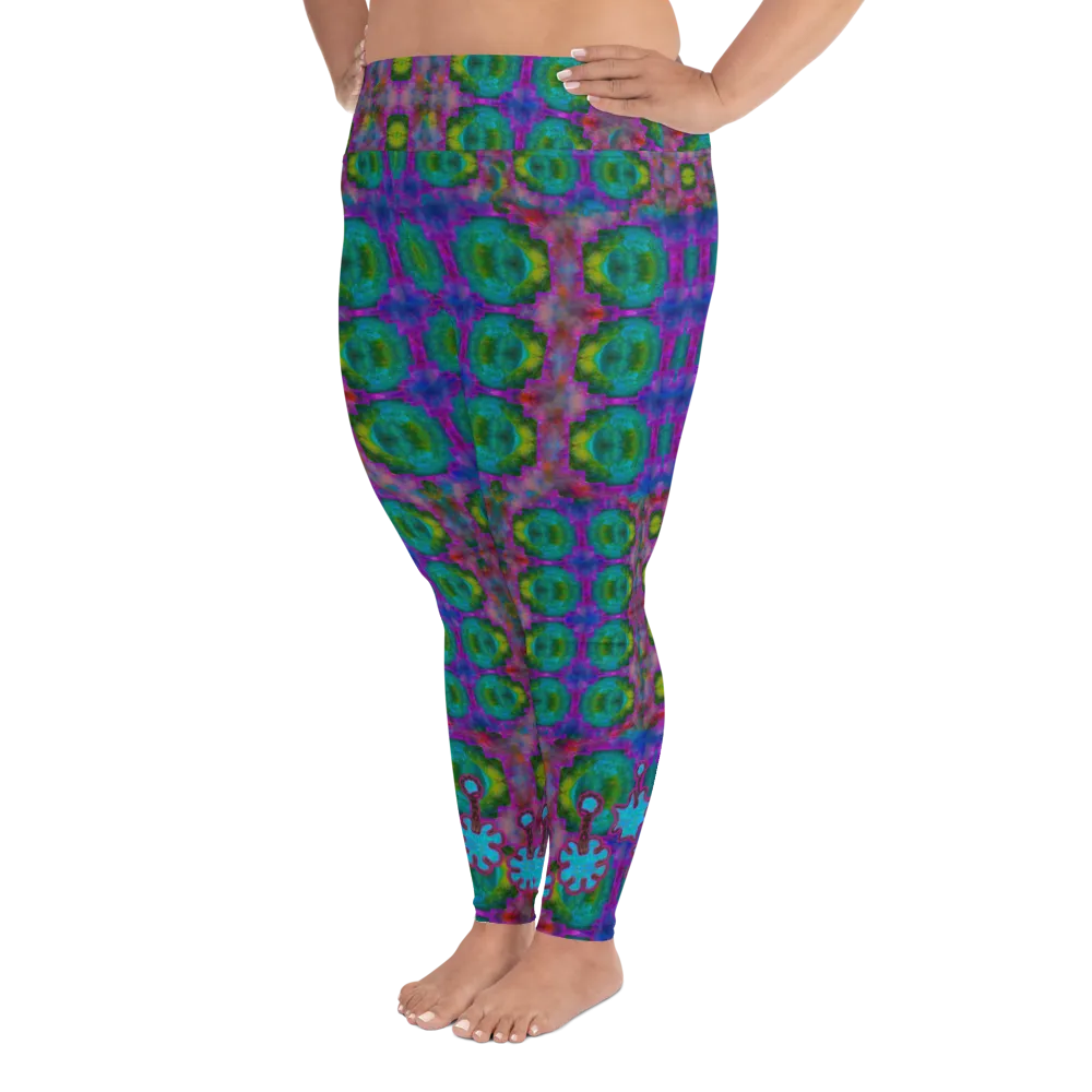 Leggings (Plus Size)(Grail Night Flower) RJSTH@Fabric#11 RJSTHs2020 RJS