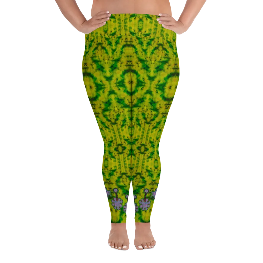Leggings (Plus Size)(Grail Night Flower) RJSTH@Fabric#5 RJSTHs2020 RJS