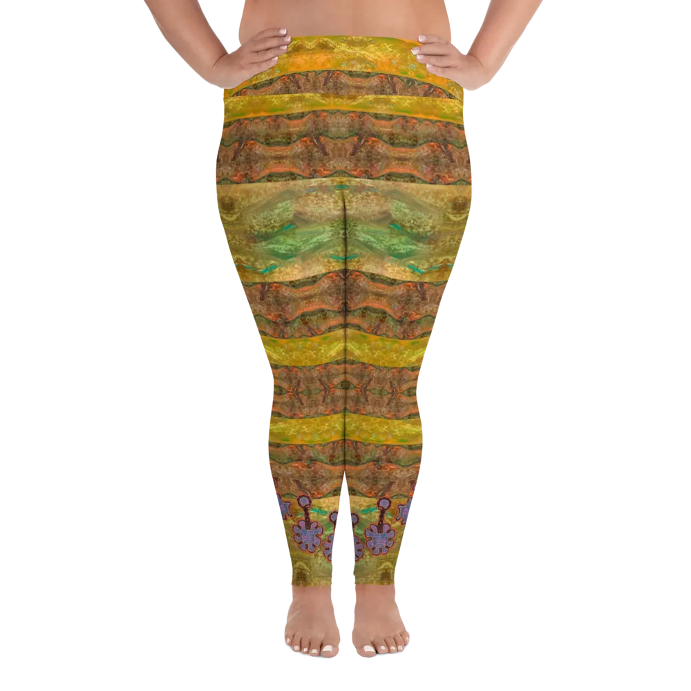 Leggings (Plus Size)(Grail Night Flower) RJSTH@Fabric#6 RJSTHs2020 RJS