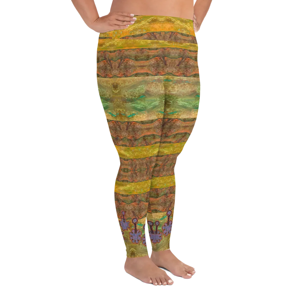 Leggings (Plus Size)(Grail Night Flower) RJSTH@Fabric#6 RJSTHs2020 RJS