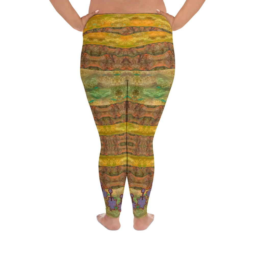 Leggings (Plus Size)(Grail Night Flower) RJSTH@Fabric#6 RJSTHs2020 RJS