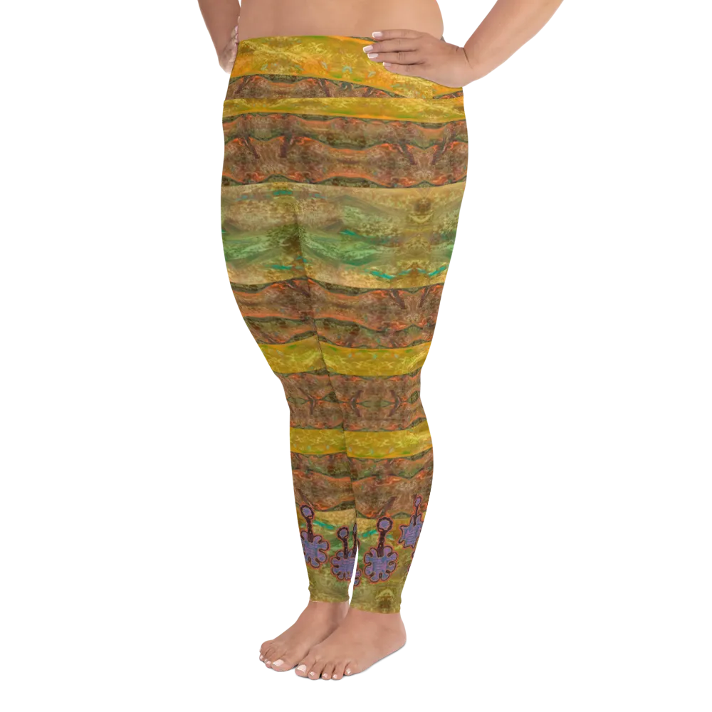Leggings (Plus Size)(Grail Night Flower) RJSTH@Fabric#6 RJSTHs2020 RJS