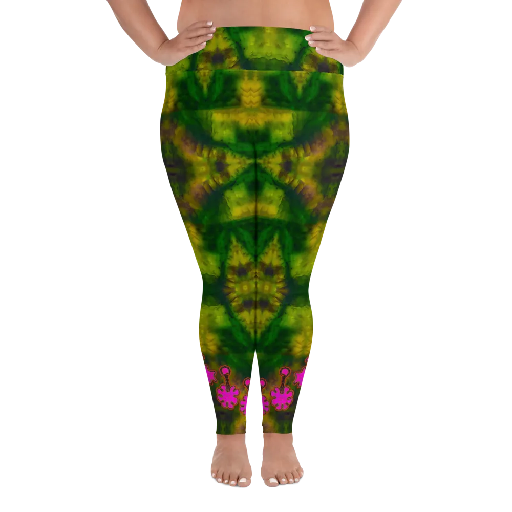 Leggings (Plus Size)(Grail Night Flower) RJSTH@Fabric#7 RJSTHs2020 RJS