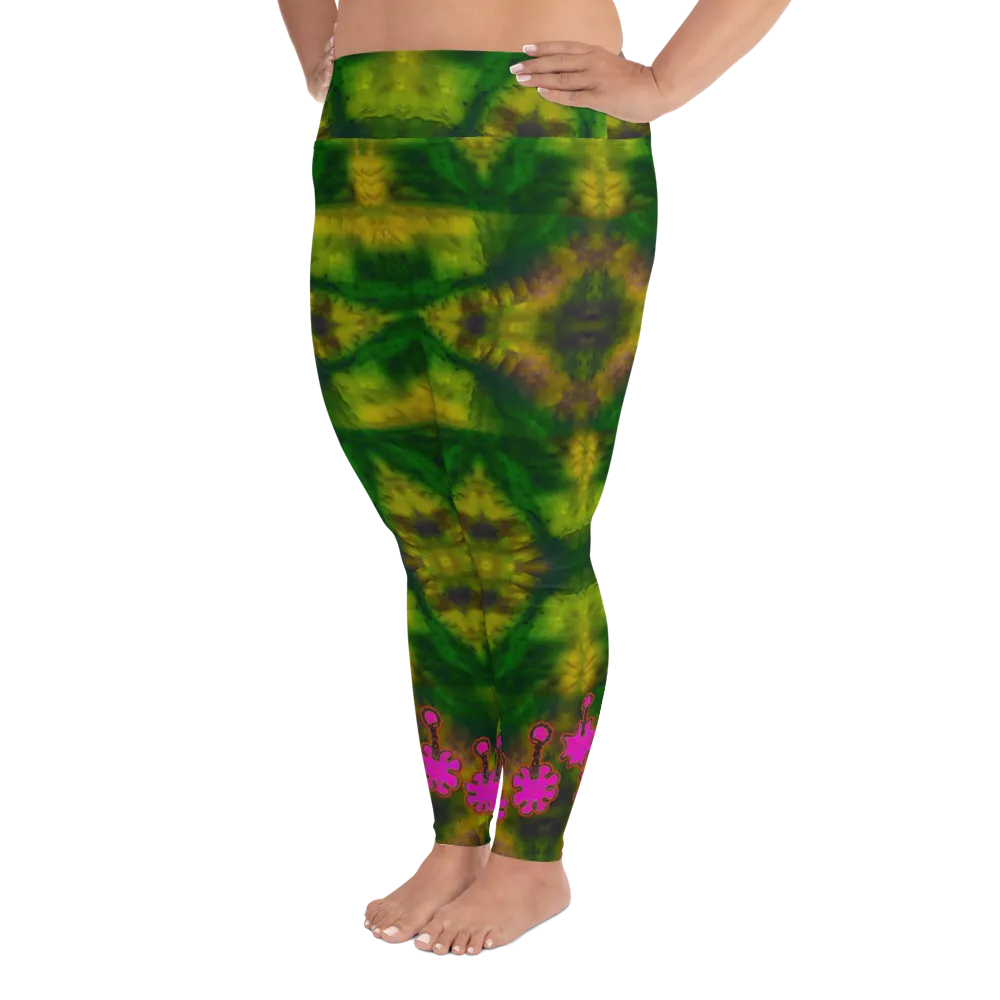 Leggings (Plus Size)(Grail Night Flower) RJSTH@Fabric#7 RJSTHs2020 RJS