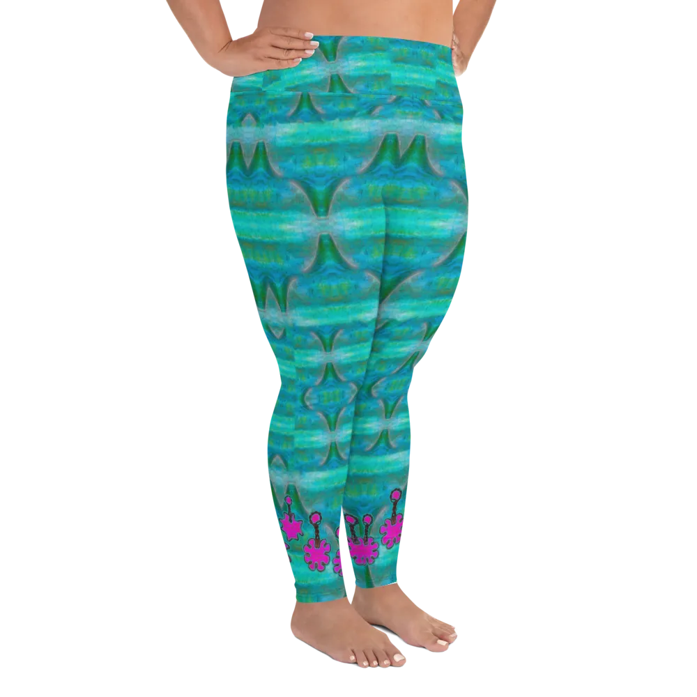 Leggings (Plus Size)(Grail Night Flower) RJSTH@Fabric#8 RJSTHs2020 RJS