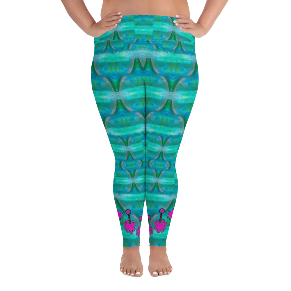 Leggings (Plus Size)(Grail Night Flower) RJSTH@Fabric#8 RJSTHs2020 RJS