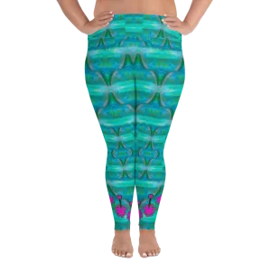 Leggings (Plus Size)(Grail Night Flower) RJSTH@Fabric#8 RJSTHs2020 RJS