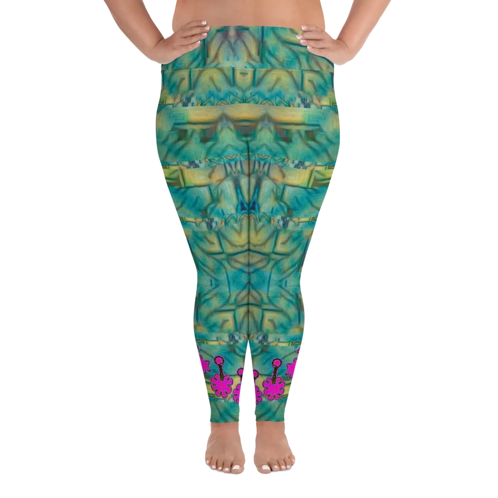Leggings (Plus Size)(Grail Night Flower) RJSTH@Fabric#9 RJSTHs2020 RJS
