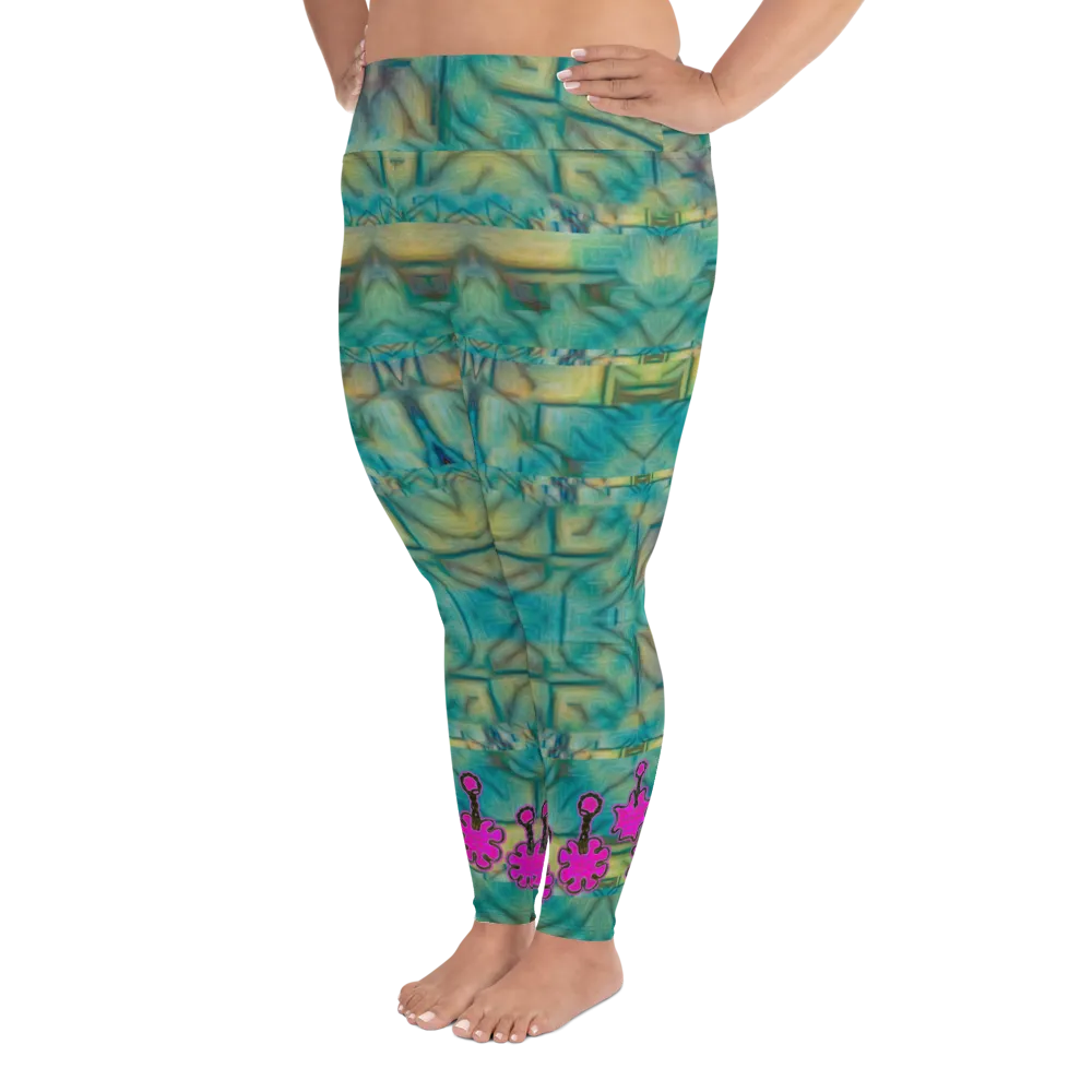 Leggings (Plus Size)(Grail Night Flower) RJSTH@Fabric#9 RJSTHs2020 RJS