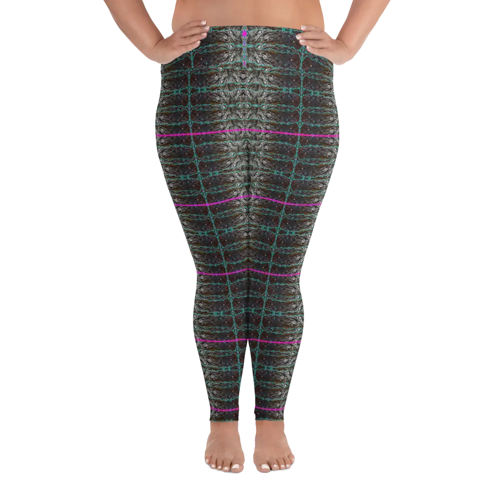 Leggings (Plus Size)(Rind#8 Tree Link) RJSTH@Fabric#8 RJSTHW2021 RJS