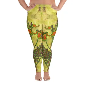 Leggings (Plus Size)(WindSong Flower) RJSTH@Fabric#2 RJSTHW2021 RJS