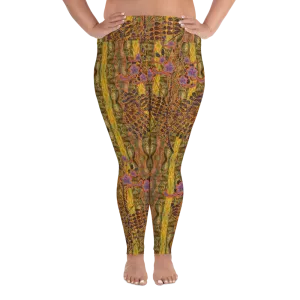Leggings (Plus Size)(WindSong Flower) RJSTH@Fabric#6 RJSTHW2021 RJS