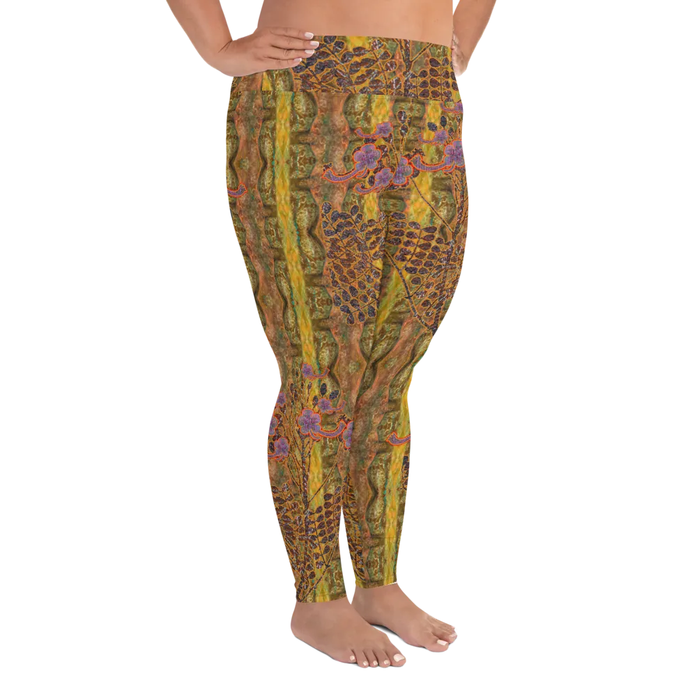 Leggings (Plus Size)(WindSong Flower) RJSTH@Fabric#6 RJSTHW2021 RJS