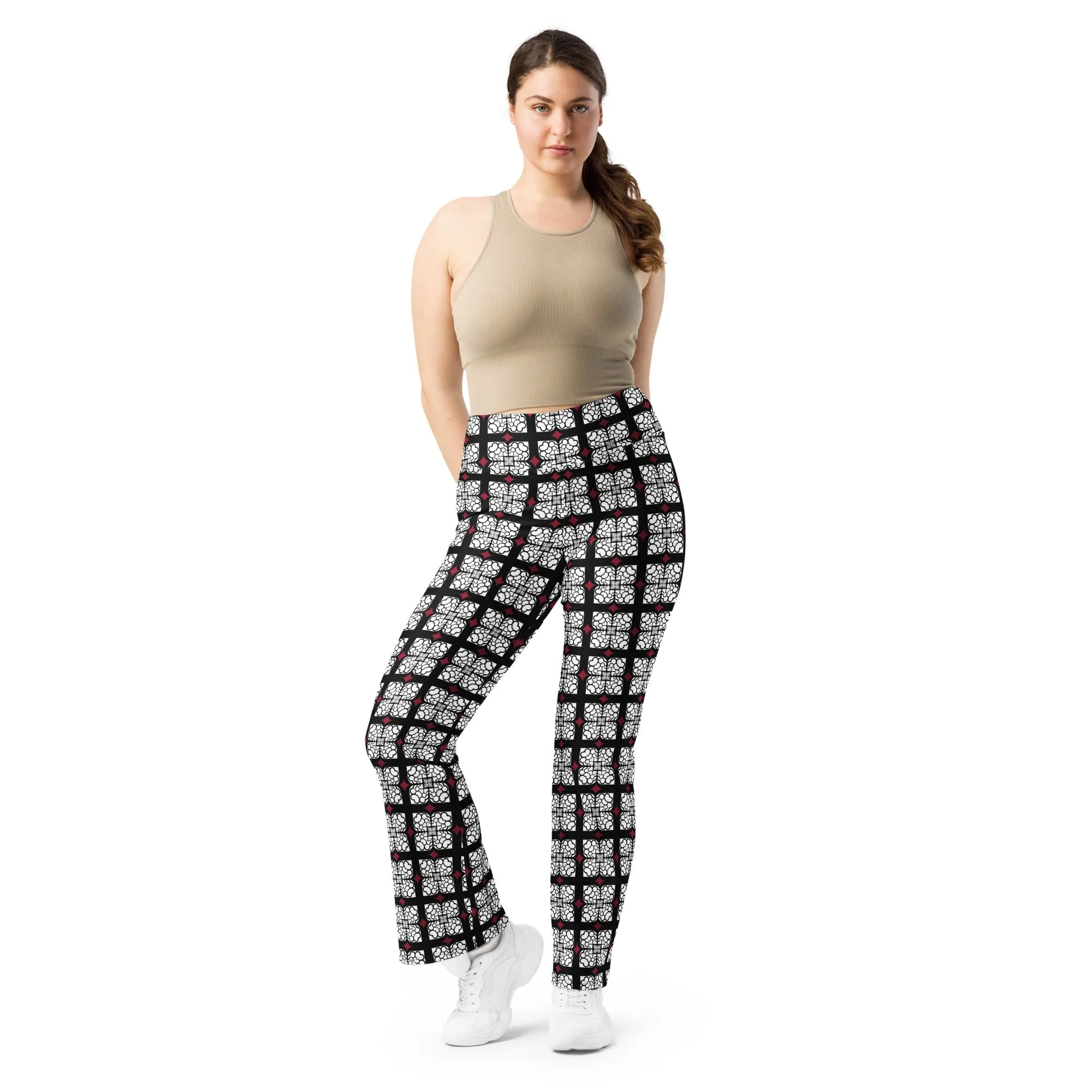 Lightbulb Hearts Flare leggings