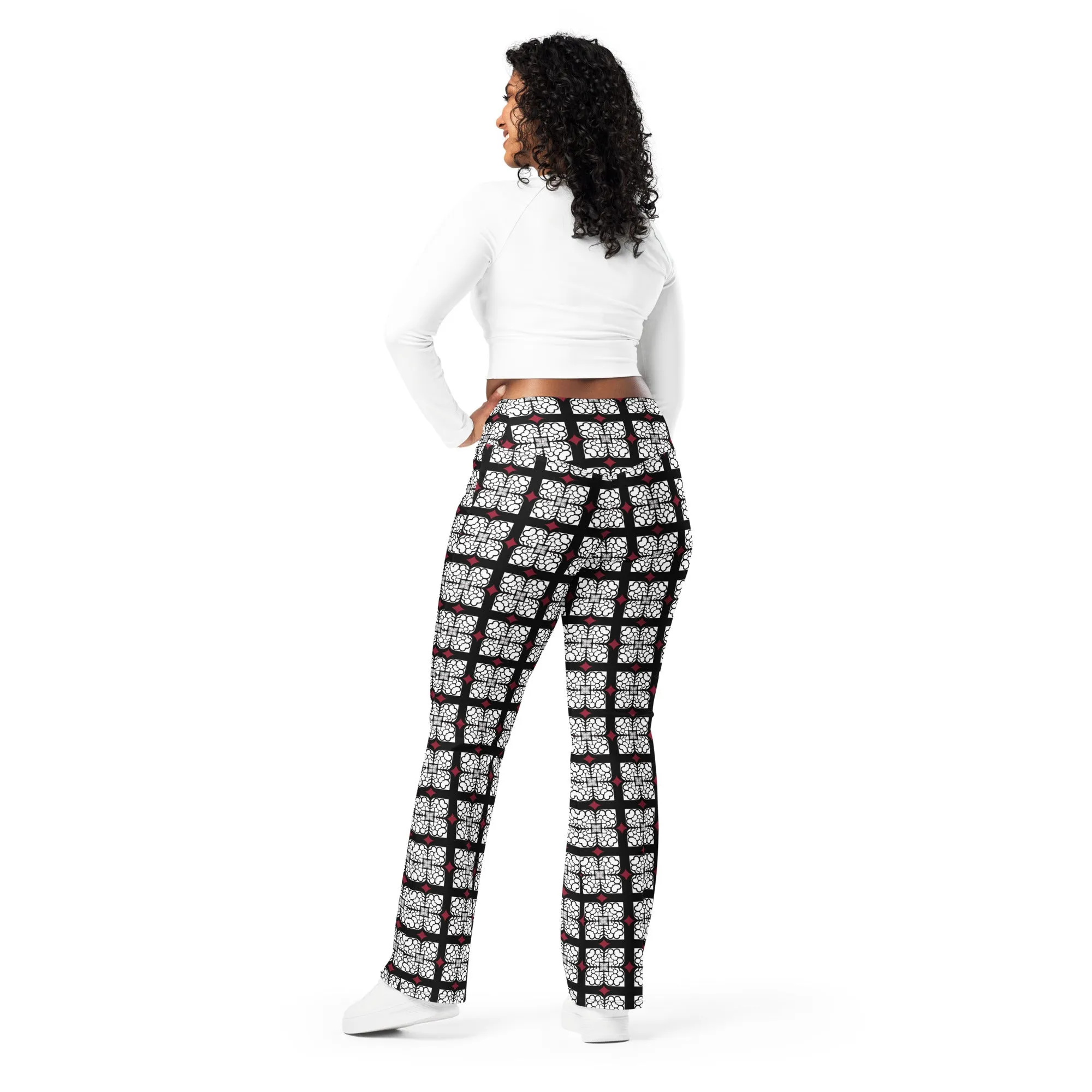Lightbulb Hearts Flare leggings