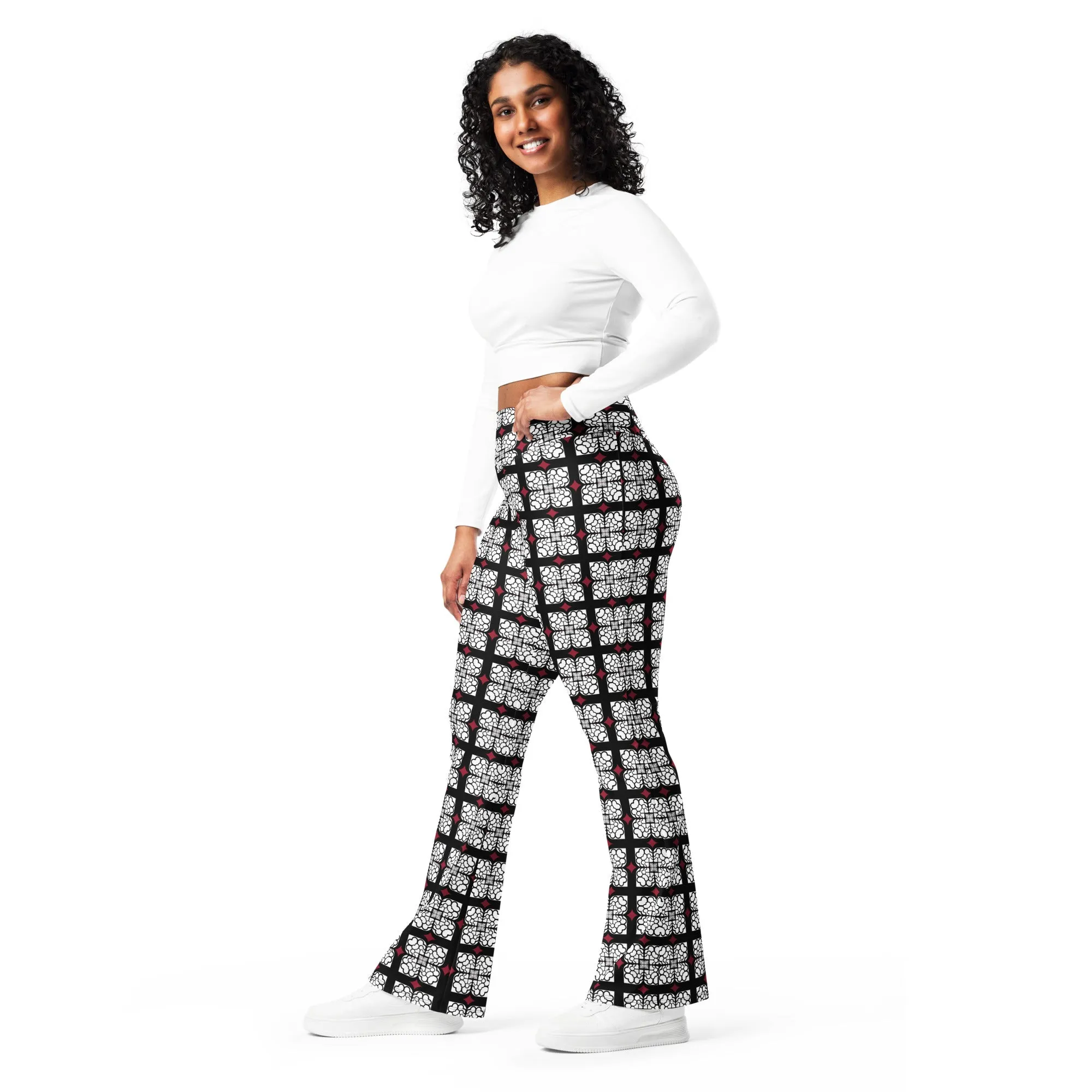 Lightbulb Hearts Flare leggings