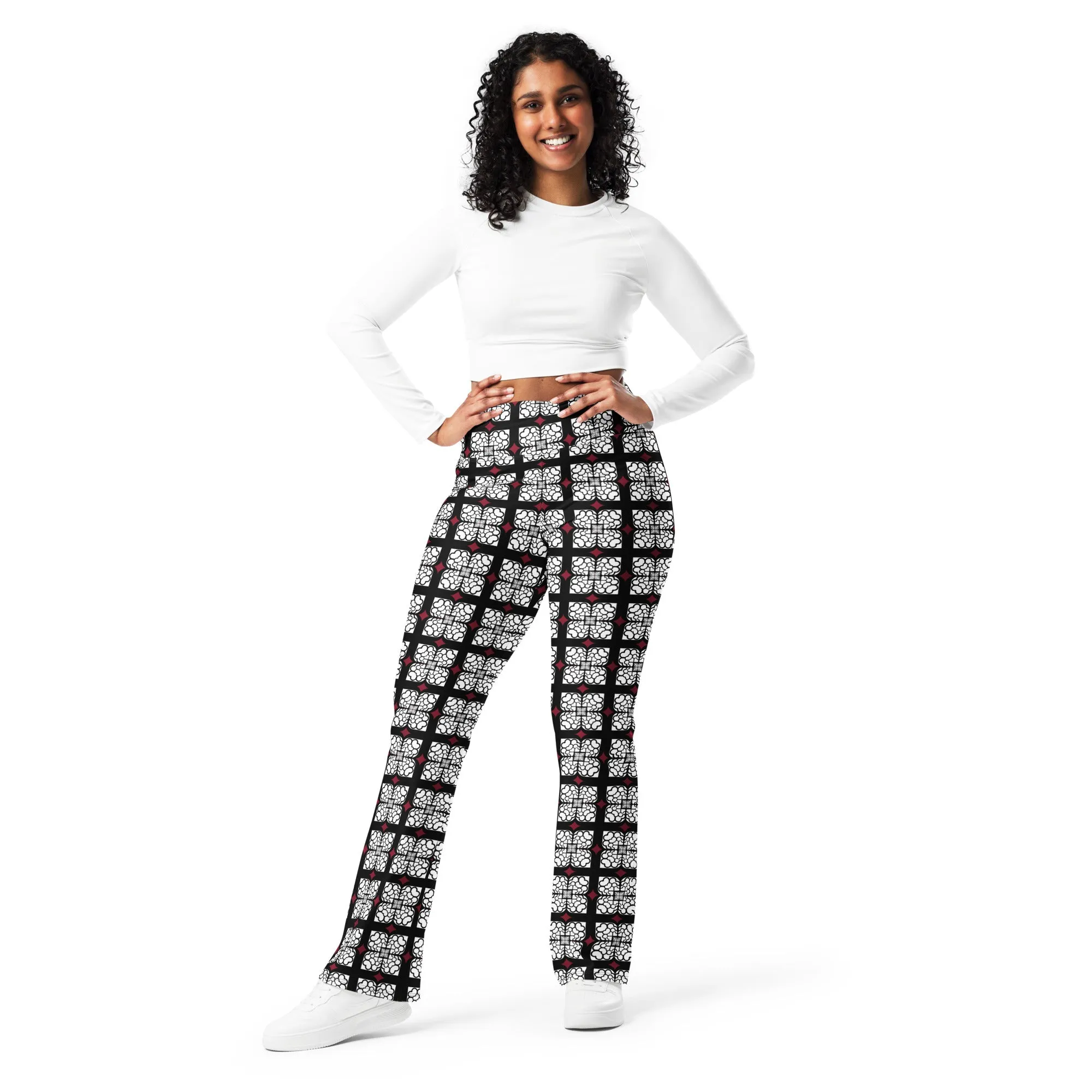 Lightbulb Hearts Flare leggings