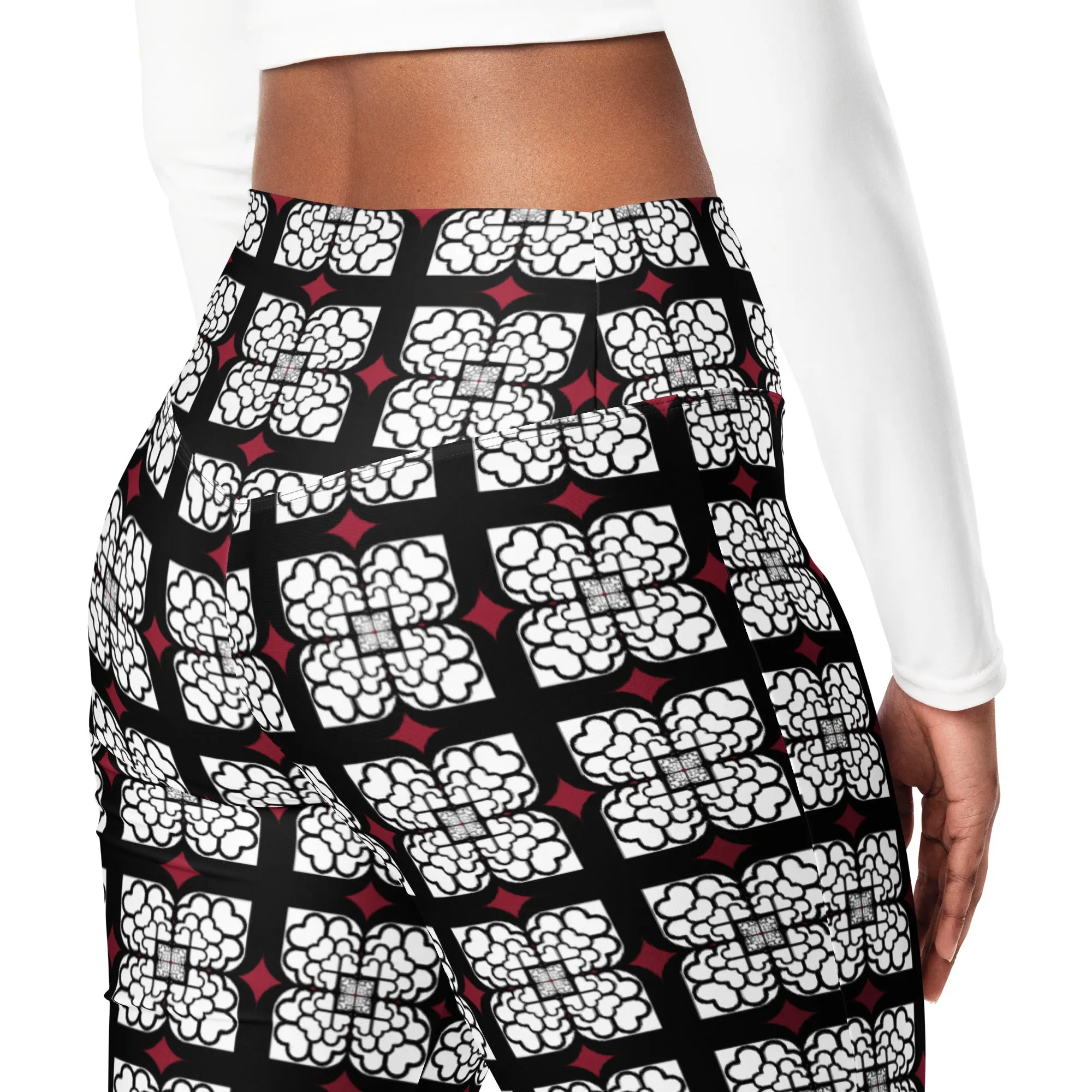 Lightbulb Hearts Flare leggings
