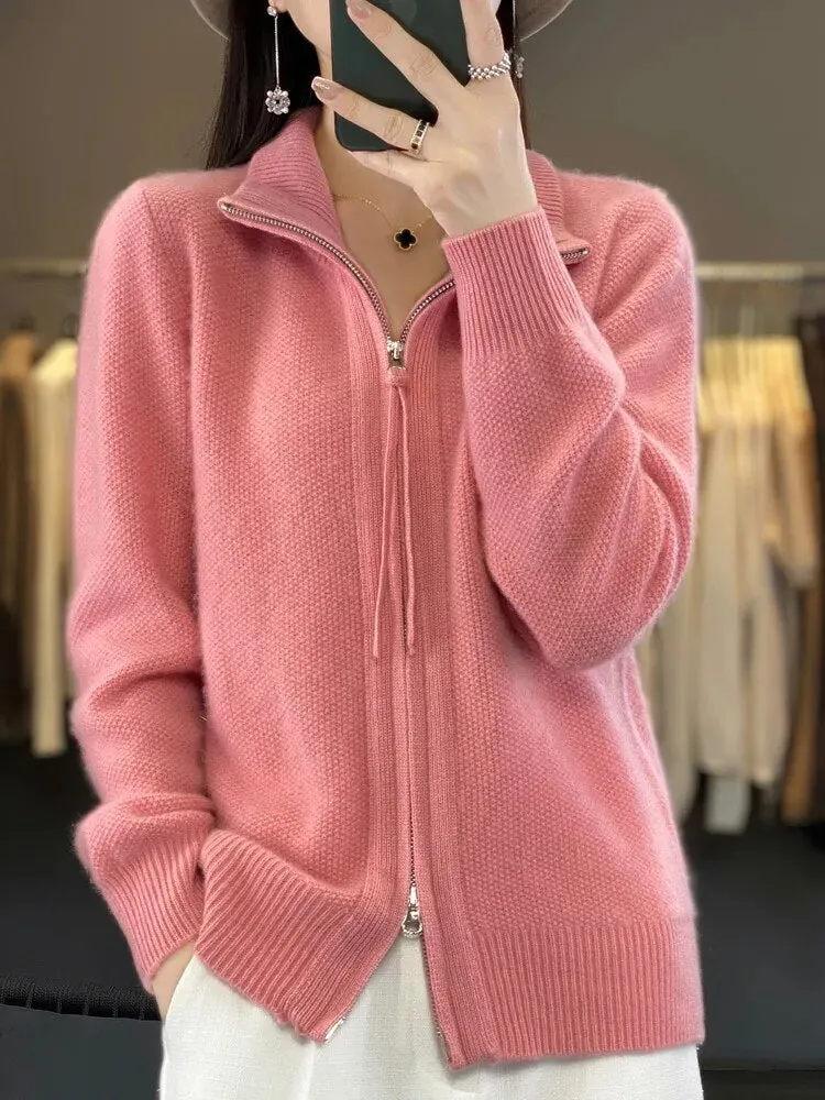 LILLY | WOOL ZIP-UP JUMPER