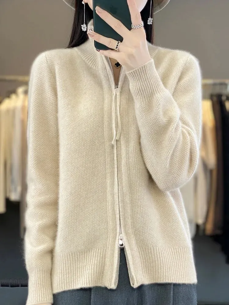 LILLY | WOOL ZIP-UP JUMPER