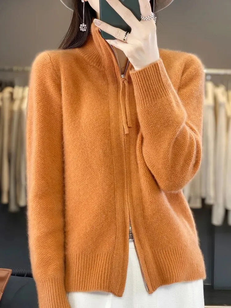 LILLY | WOOL ZIP-UP JUMPER