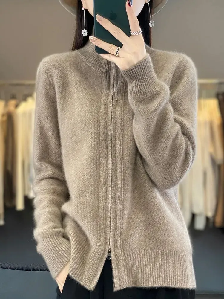 LILLY | WOOL ZIP-UP JUMPER