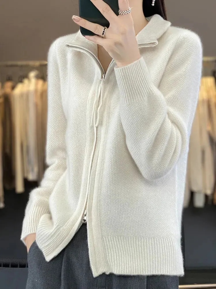 LILLY | WOOL ZIP-UP JUMPER