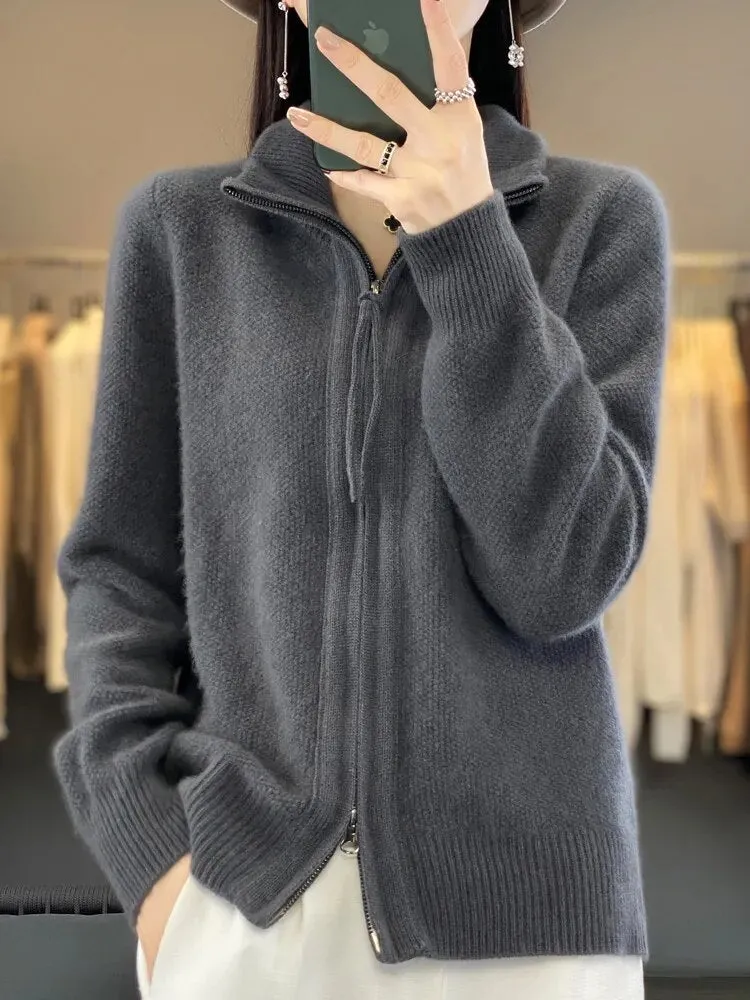 LILLY | WOOL ZIP-UP JUMPER