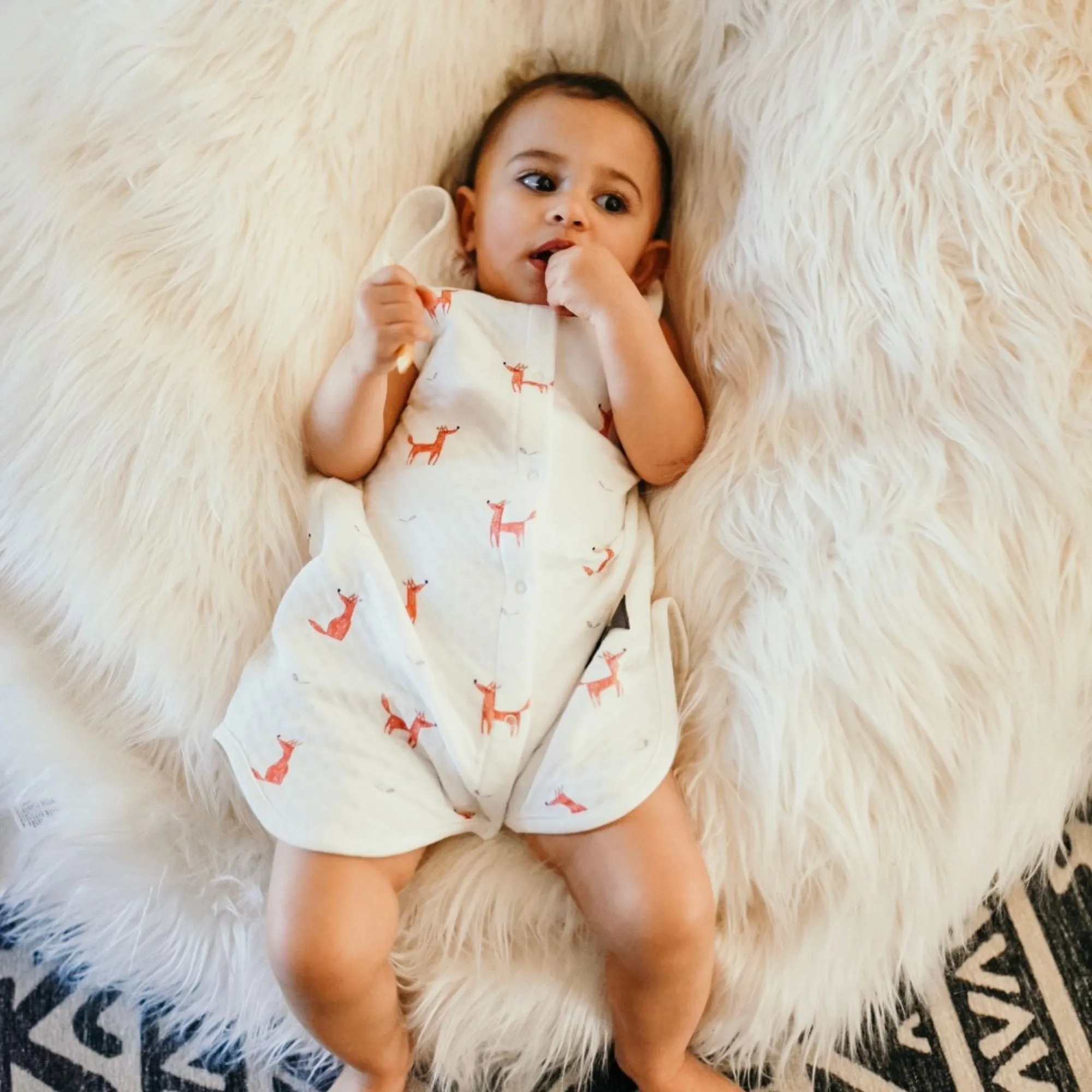 Little Fennec Organic Cotton Romper
