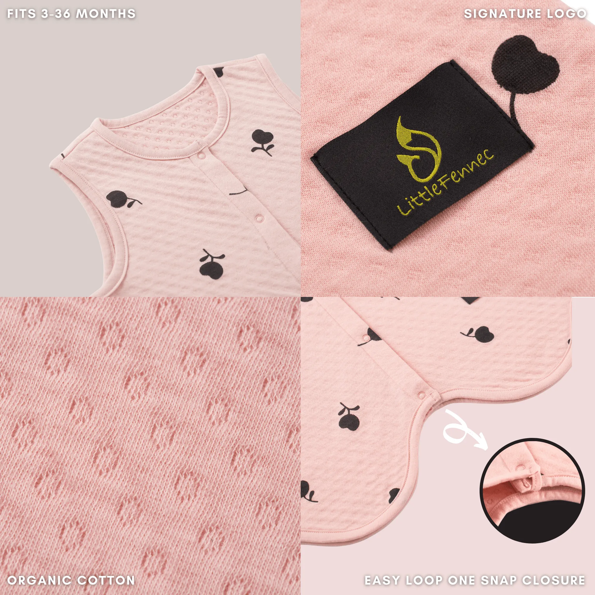 Little Fennec Organic Cotton Romper