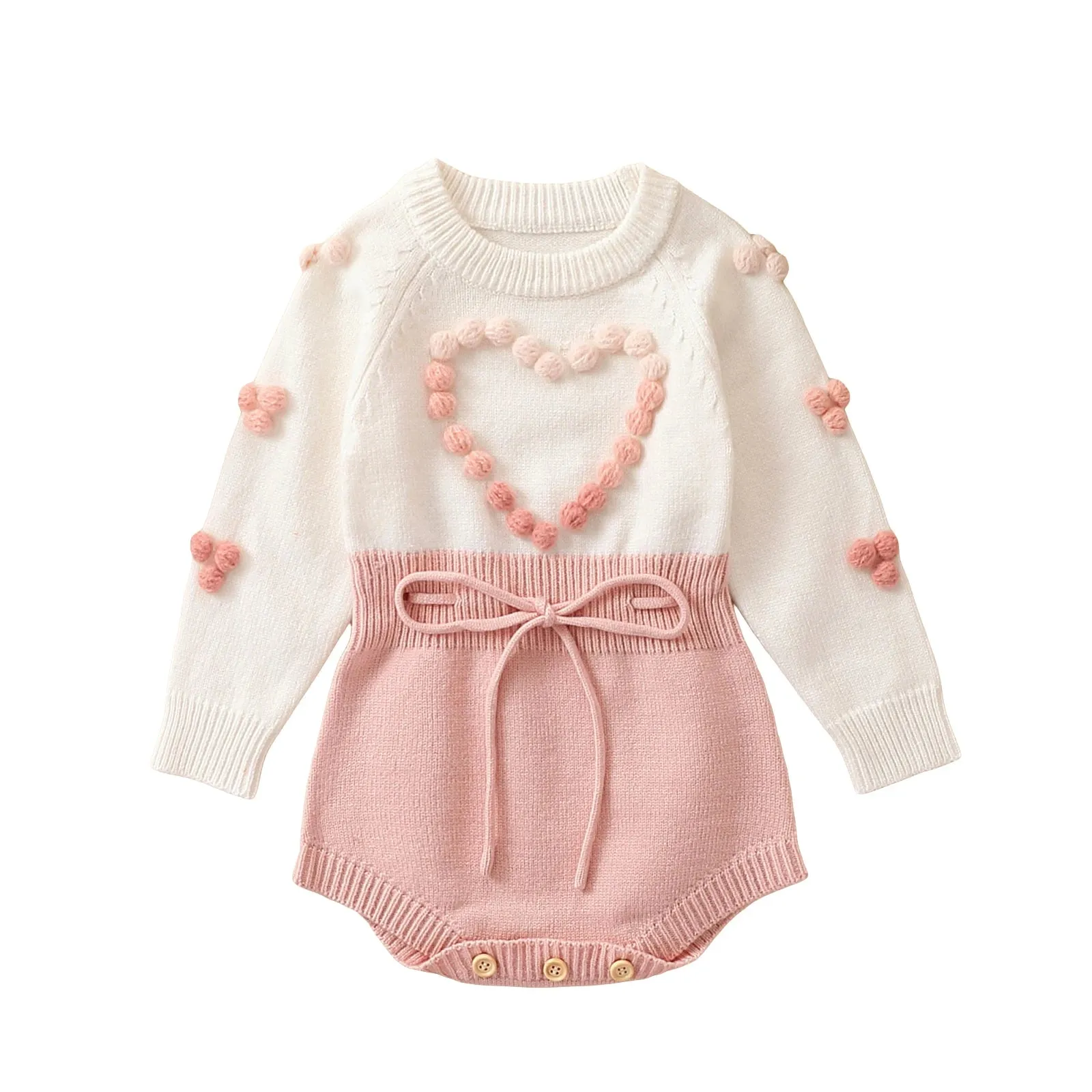 Long Sleeve Knit Romper