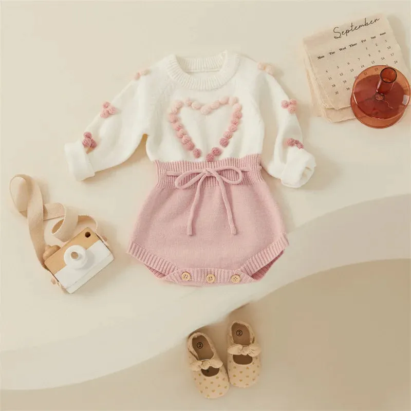 Long Sleeve Knit Romper