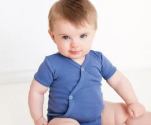 Lovedbaby - Short Sleeve Kimono Bodysuit - Slate