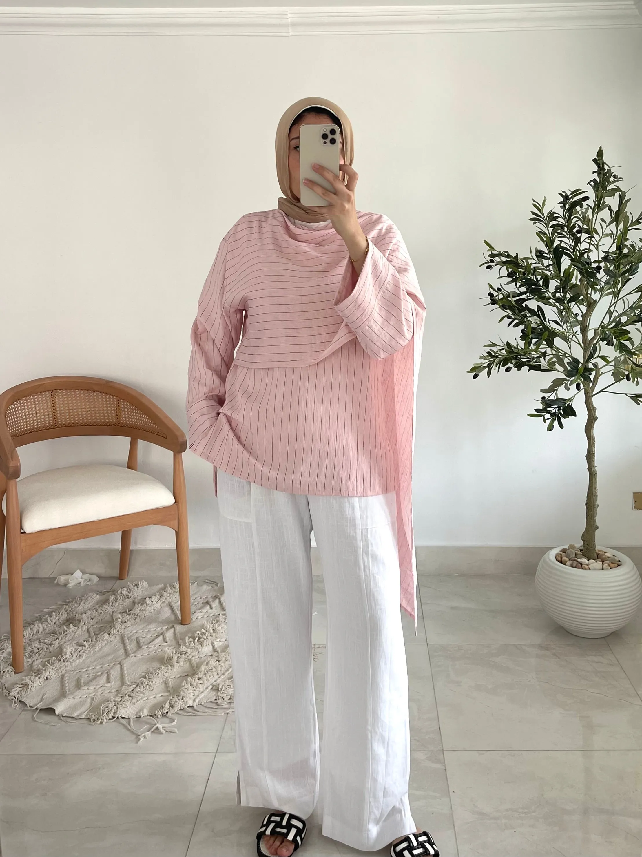 Luna Blouse in pink