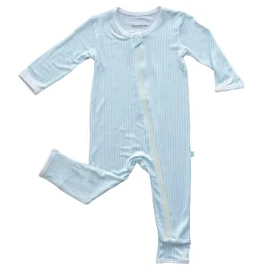 Macaron   Me Blue Seersucker Romper