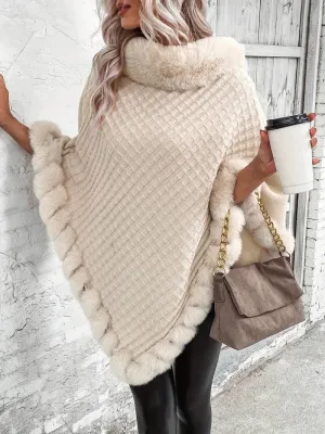Maecy – Chic Faux Fur Women’s Pullover