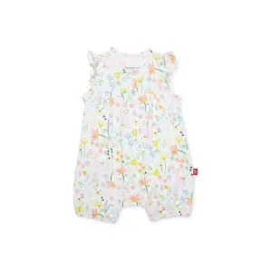 Magnificent Baby: Poet's Meadow Modal Magnetic Romper