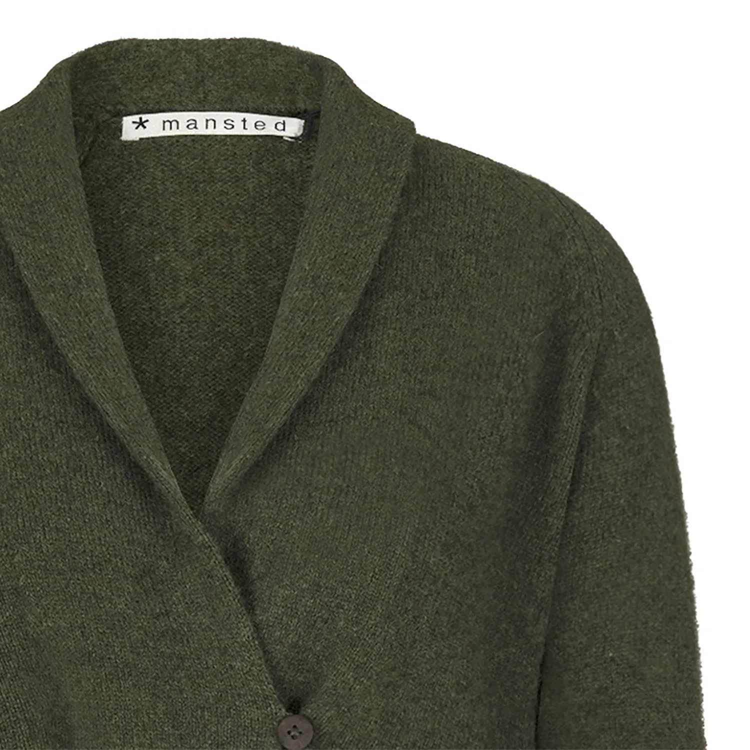 Mansted Zonia Yak Coatigan in Cold Green