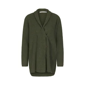 Mansted Zonia Yak Coatigan in Cold Green