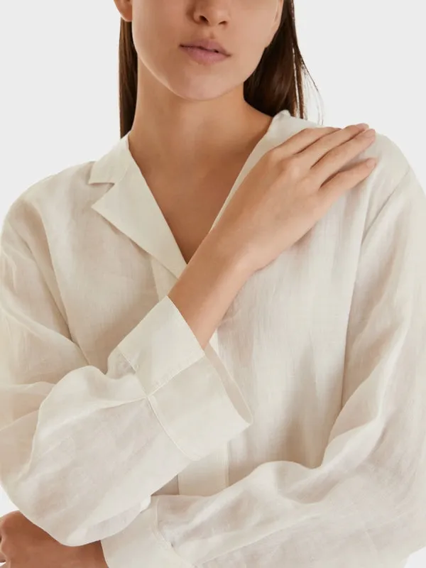 Marccain Ramie Tunic Shirt Ss5406w96