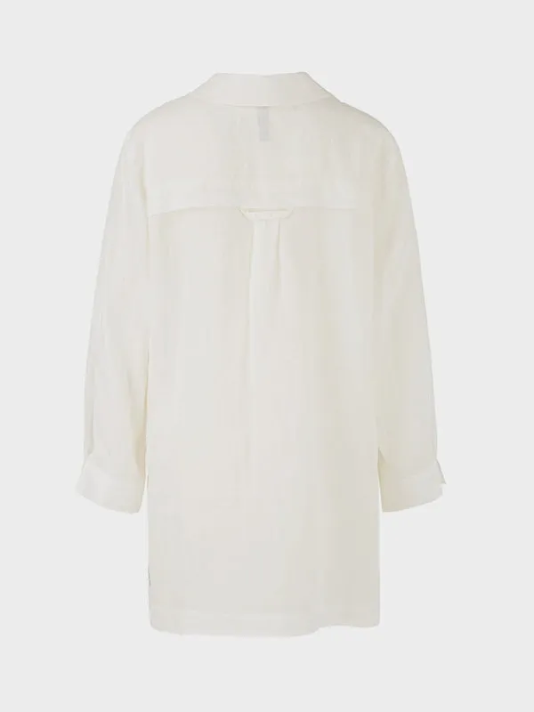 Marccain Ramie Tunic Shirt Ss5406w96