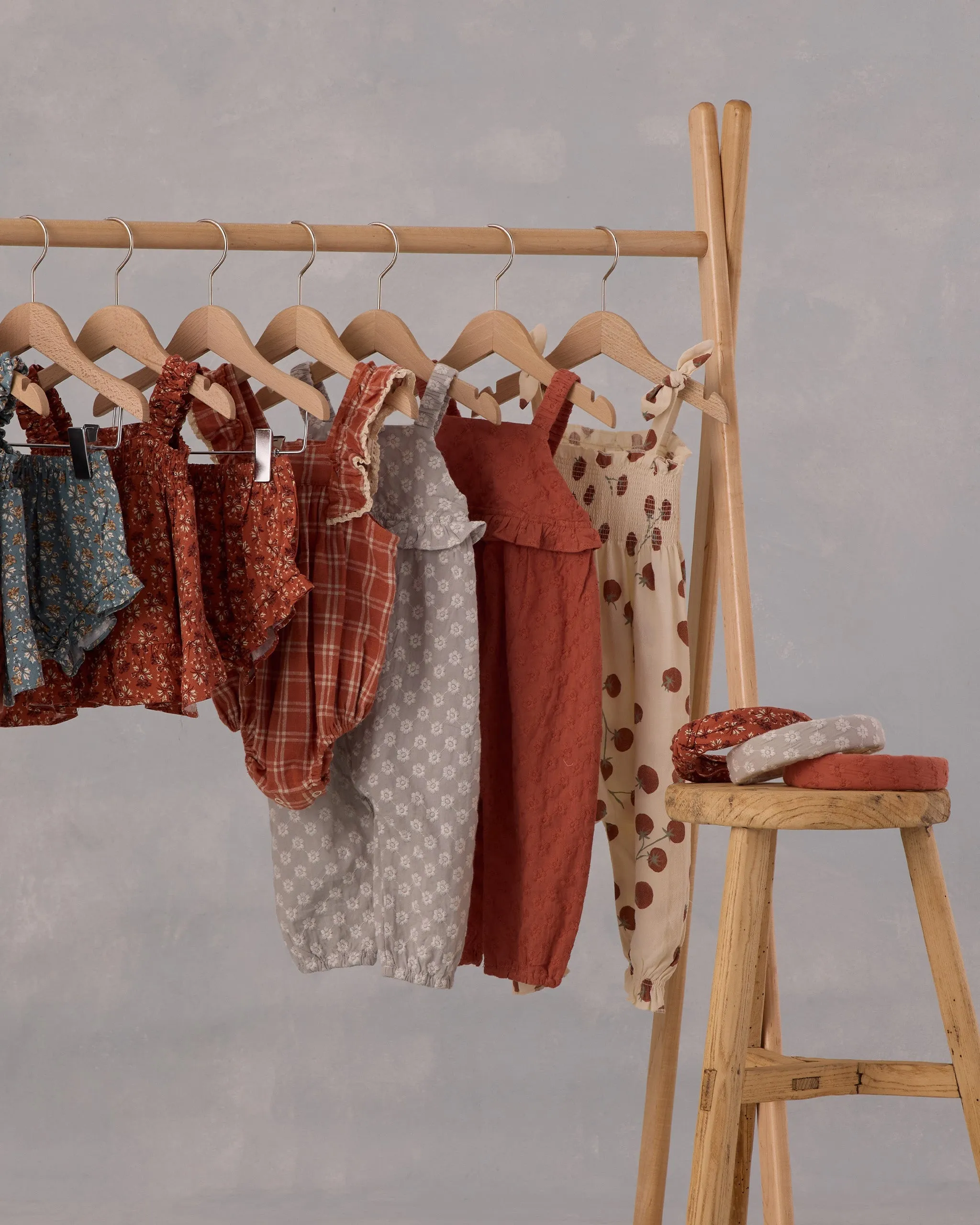 Maya Romper || Poppy Check