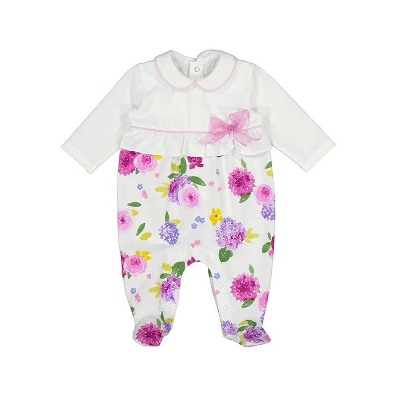 MAYORAL - Lullaby Four Piece Set With Babygrow Bibs & Blanket - Lilac