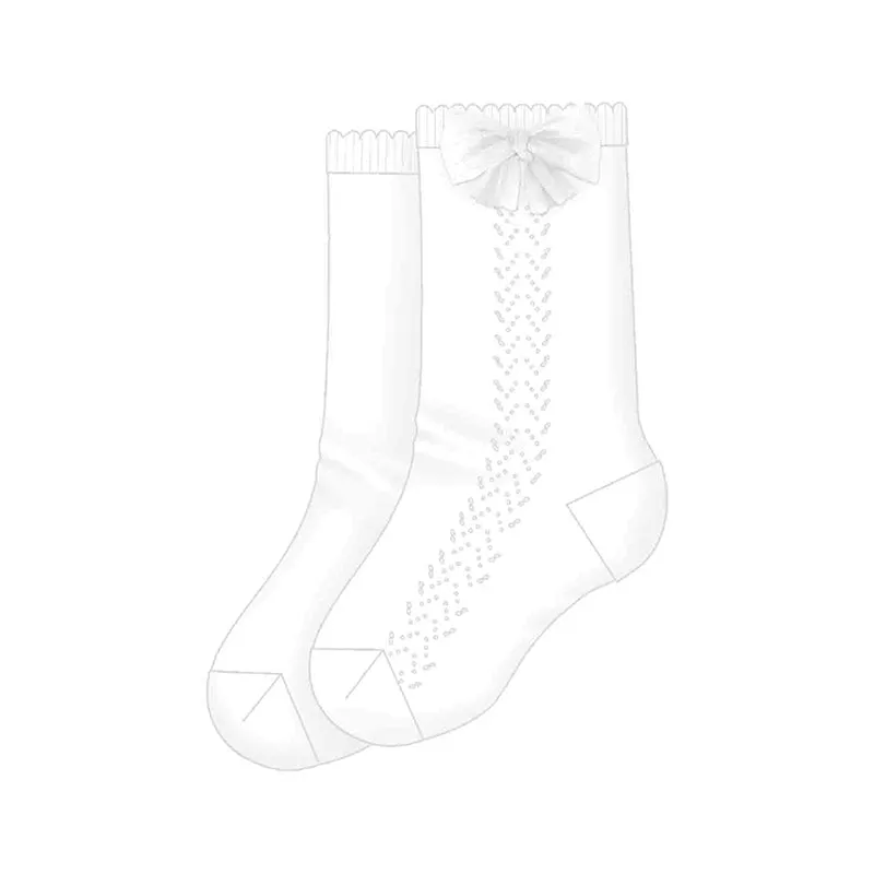 Mayoral Mid-Length Sock - White
