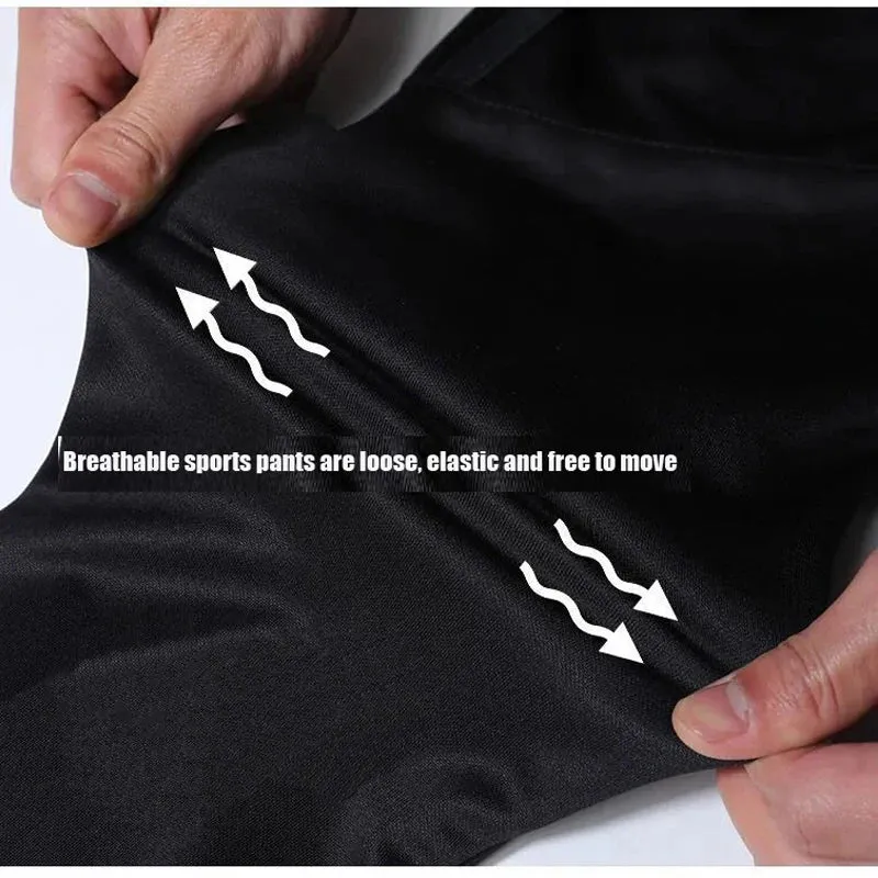 Men's Sport Pants - Running Pants With Zipper Pockets, Soccer Training Jogging Sports Trousers, Fitness Football Leggings Sweatpants
